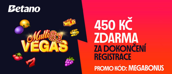 Betano bonus 450 Kč za registraci