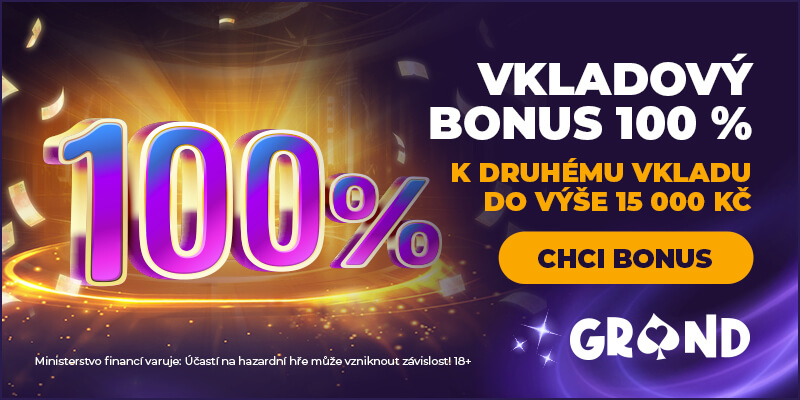 Grandwin bonus za registraci až 15 000 Kč