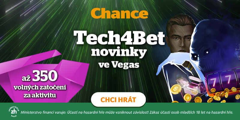 Chance Vegas: získejte s novinkami Tech4Bet až 350 free spinů