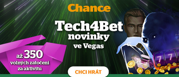 Chance Vegas: získejte s novinkami Tech4Bet až 350 free spinů