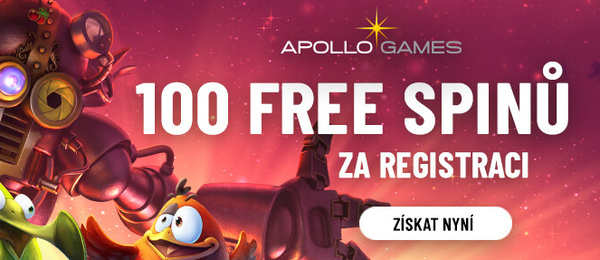 Apollo casino má pro nové hráče 100 free spinů